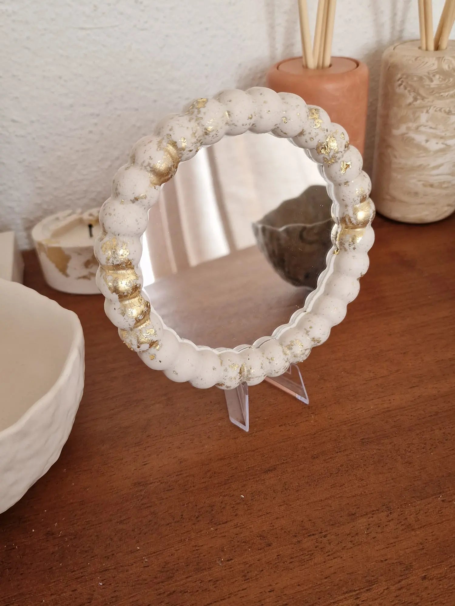 Miroir Jesmonite Annalisa Candles