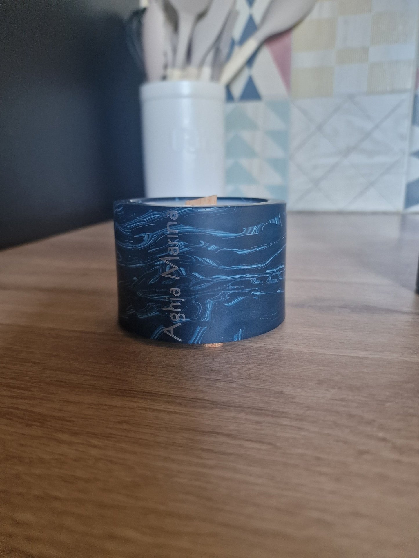 Aghja Marina - Bougie Artisanale en Jesmonite - Annalisa Candles
