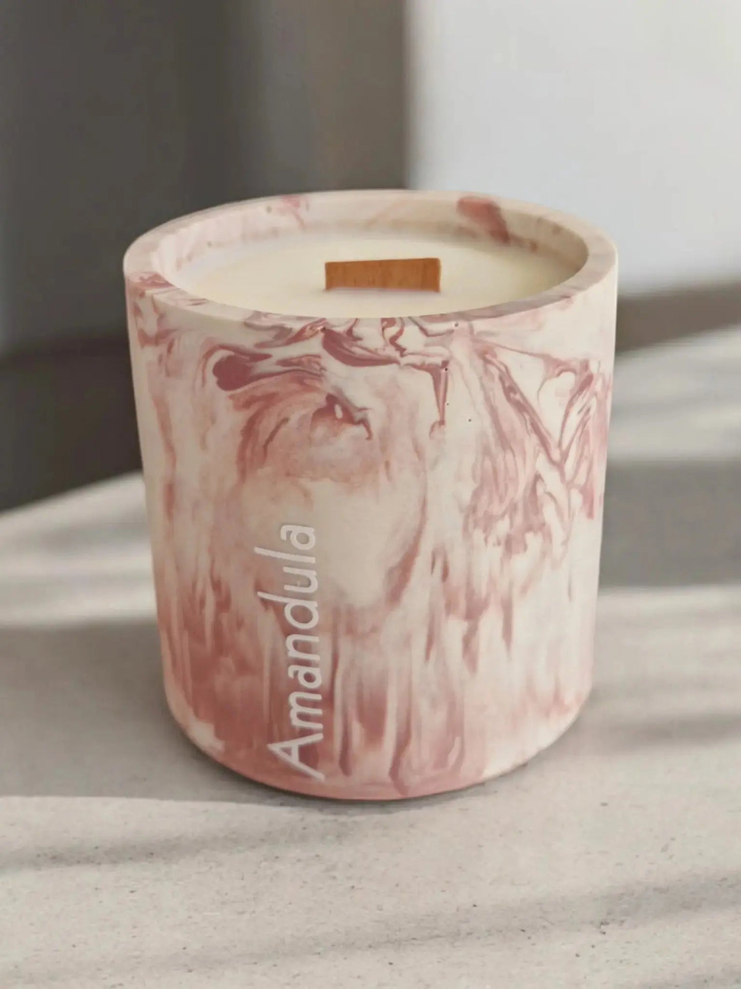 Amandula (Fleur d'amandier) - Bougie Artisanale en Jesmonite - Annalisa Candles