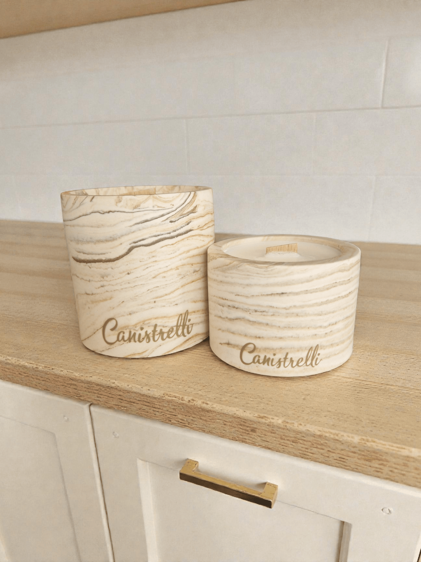 Canistrelli - Bougie Artisanale en Jesmonite - Annalisa Candles