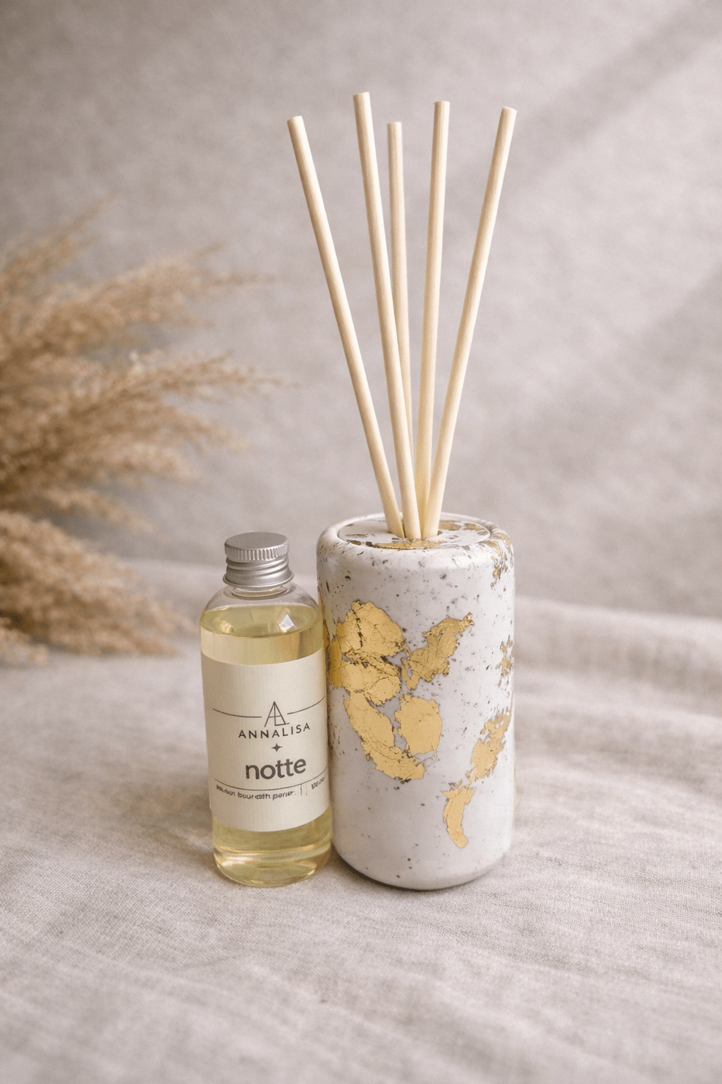 Diffuseur Crème et Feuilles d'or - Annalisa Candles