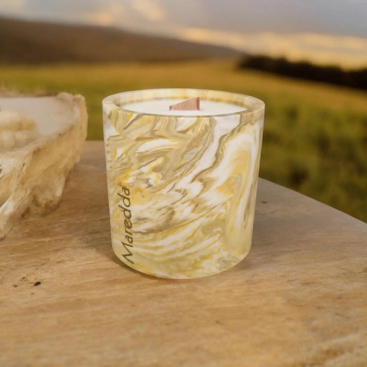 Maredda (Immortelle) - Bougie Artisanale en Jesmonite - Annalisa Candles