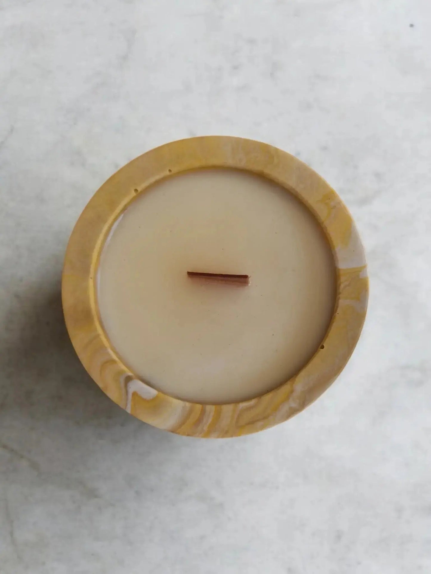 Maredda (Immortelle) - Bougie Artisanale en Jesmonite - Annalisa Candles