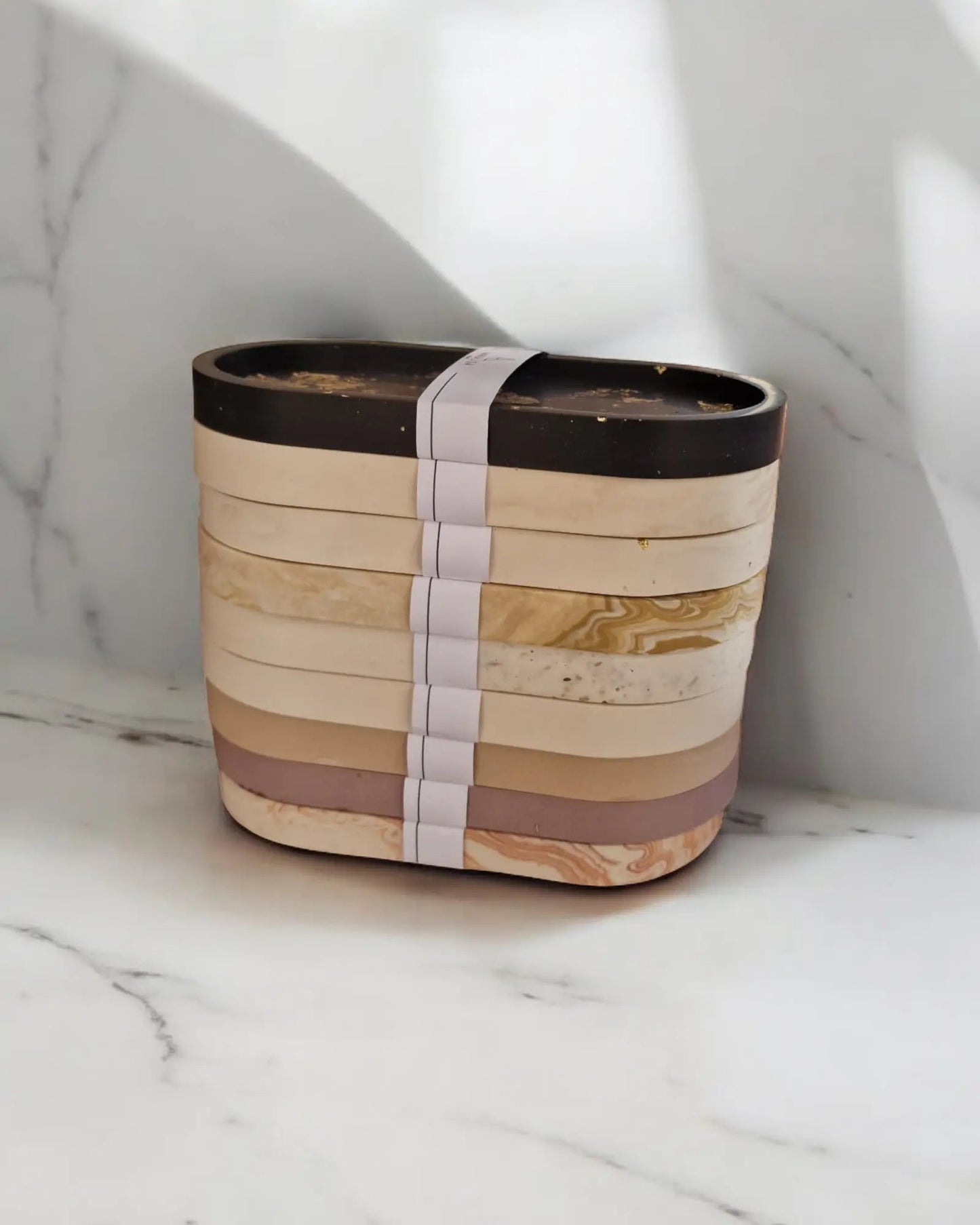 Plateaux Ovales en Jesmonite - Annalisa Candles