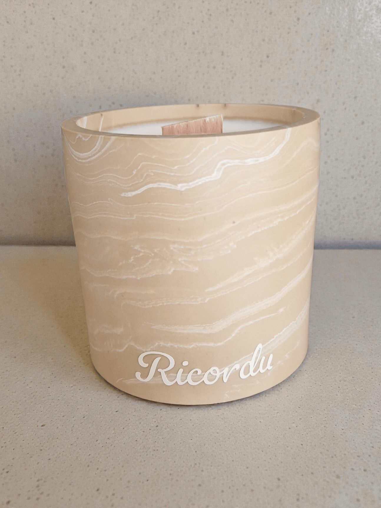 Ricordu - Bougie Artisanale en Jesmonite - Annalisa Candles