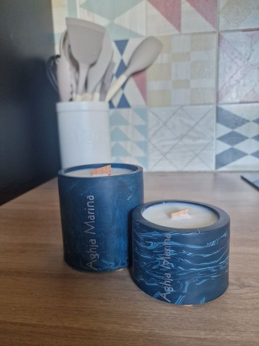 Aghja Marina - Bougie Artisanale en Jesmonite - Annalisa Candles