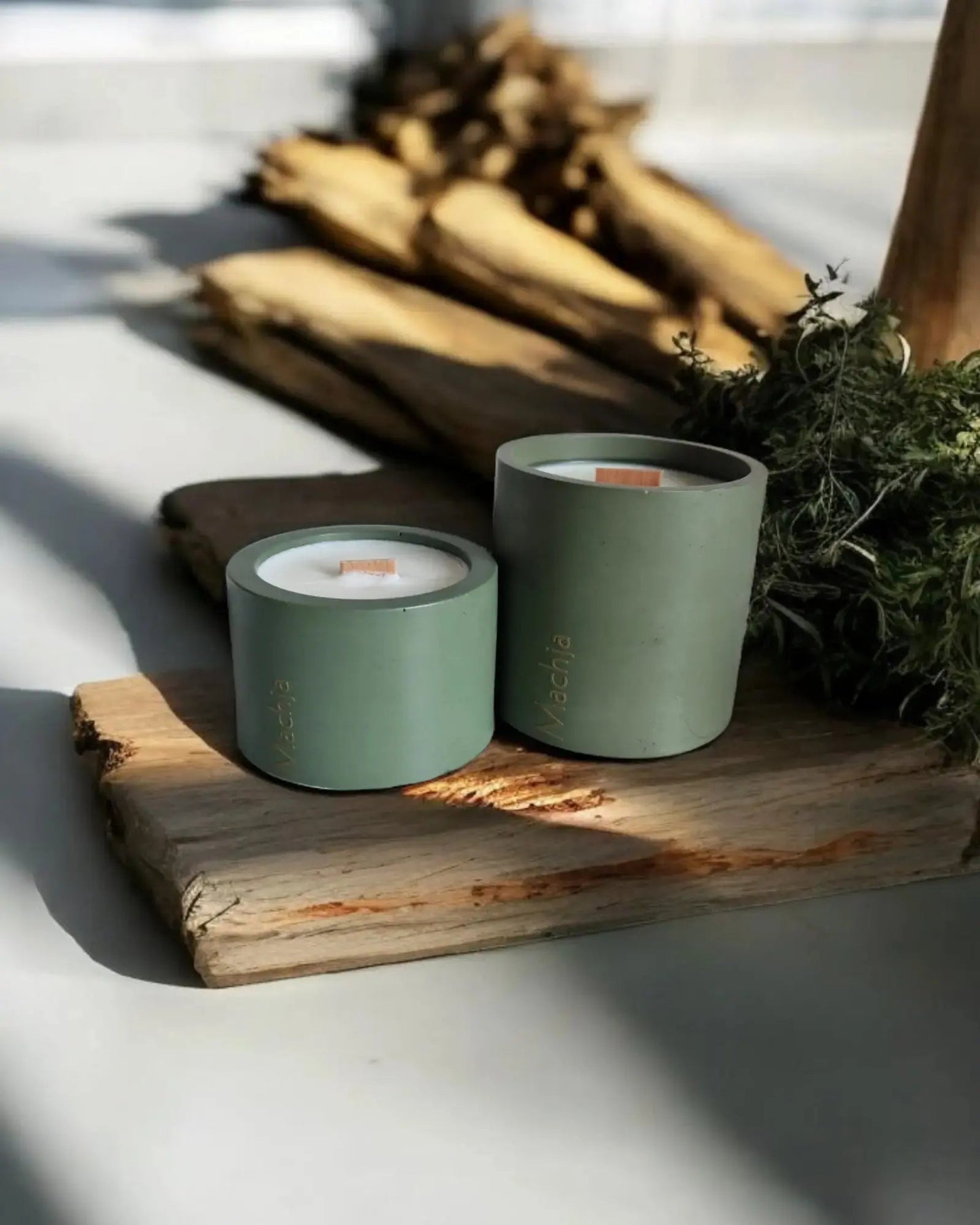 Alta Strada (Maquis Corse) - Bougie Artisanale en Jesmonite - Annalisa Candles