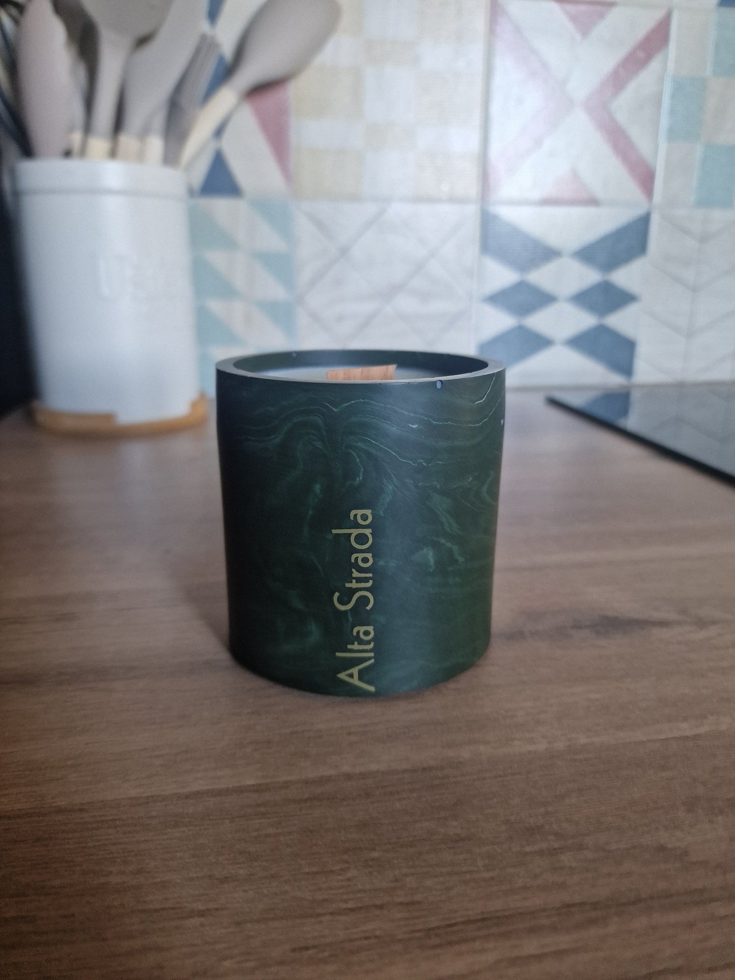 Alta Strada (Maquis Corse) - Bougie Artisanale en Jesmonite - Annalisa Candles