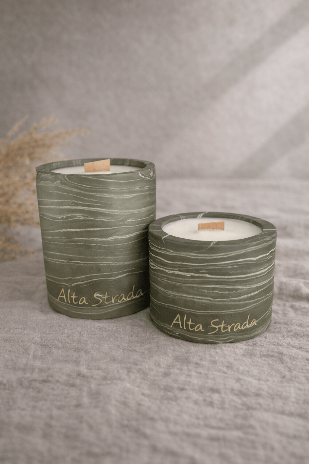 Alta Strada (Maquis Corse) - Bougie Artisanale en Jesmonite - Annalisa Candles