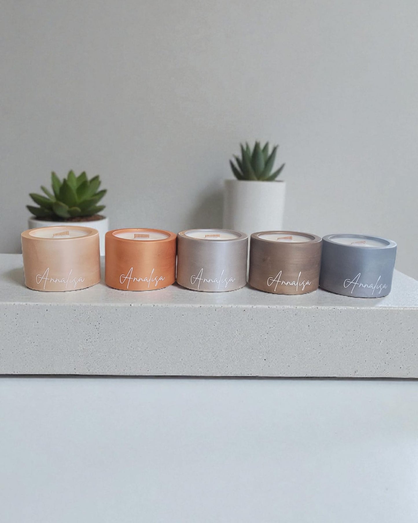 Annalisa - Bougie Artisanale en Jesmonite - Annalisa Candles