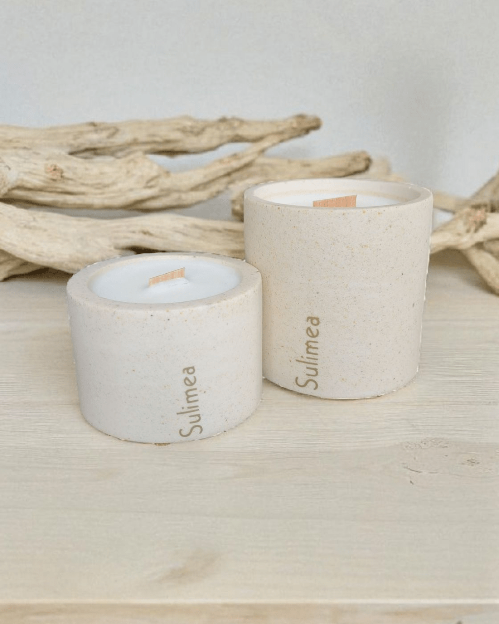 Bougie Jesmonite Sulimea (Monoï) - Annalisa Candles