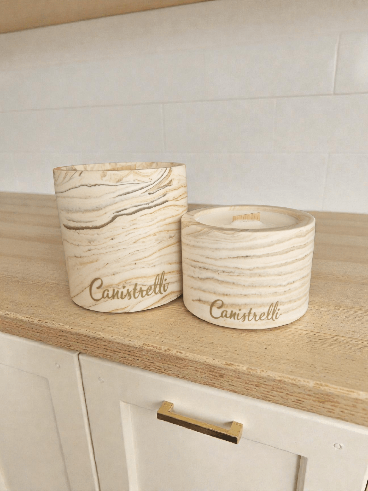 Canistrelli - Bougie Artisanale en Jesmonite - Annalisa Candles
