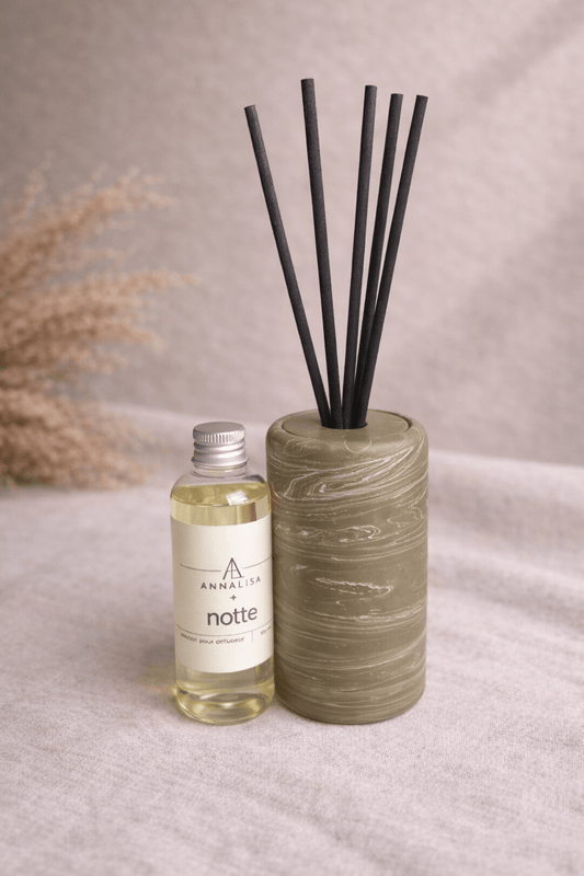 Diffuseur Marbré Kaki - Annalisa Candles