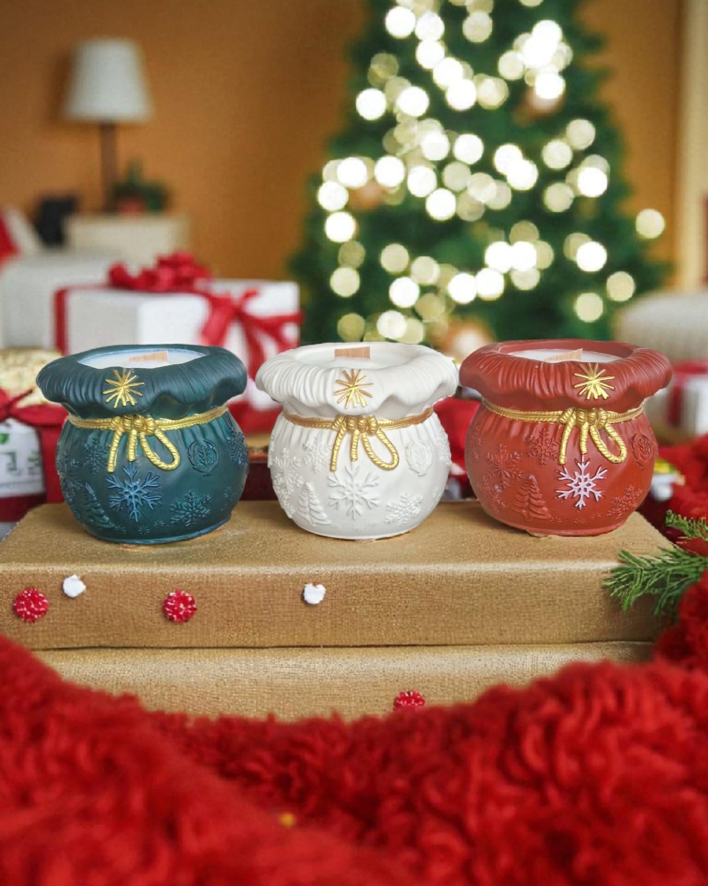 Hotte de Noël en Jesmonite - Annalisa Candles