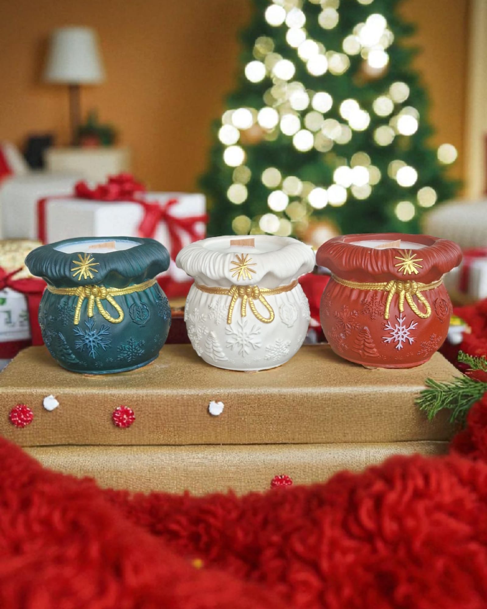 Hotte de Noël en Jesmonite - Annalisa Candles