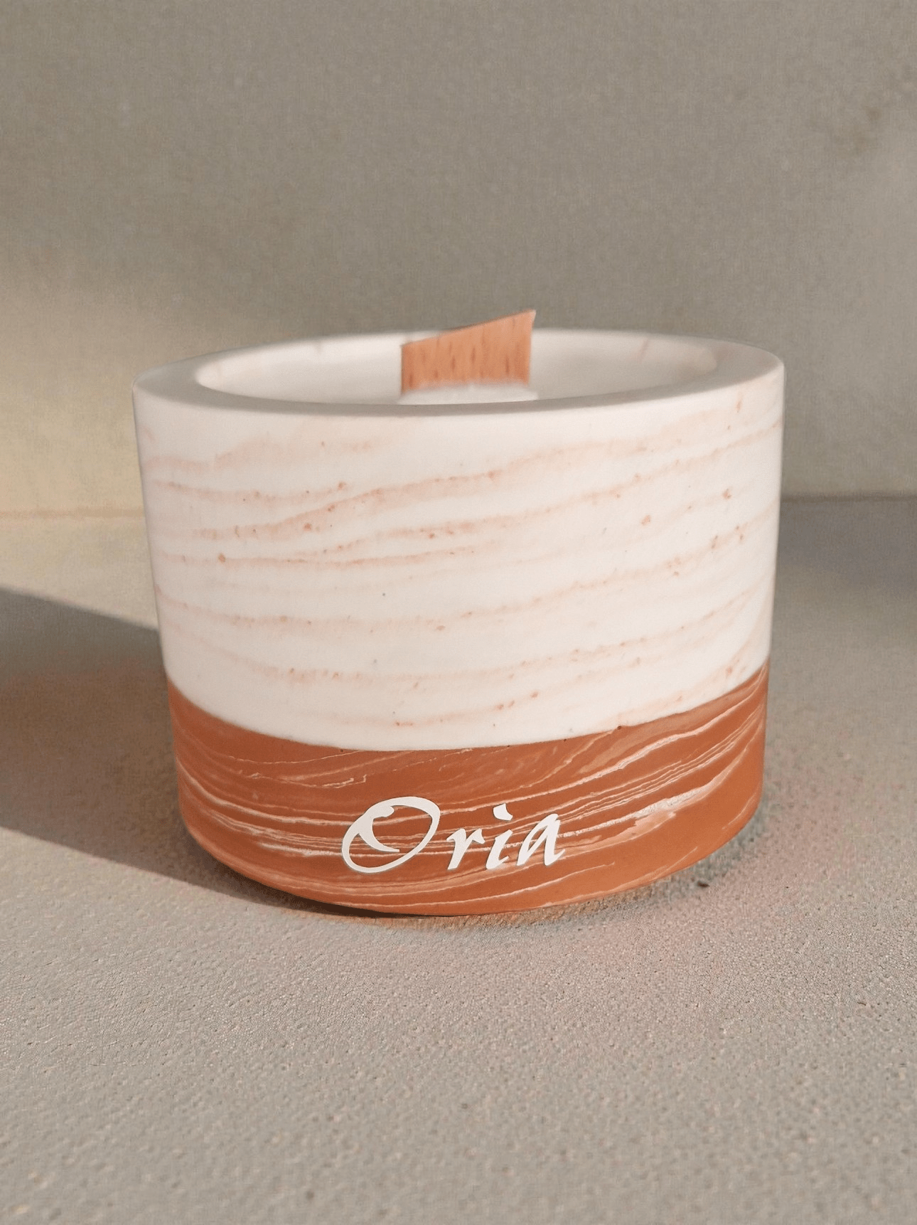 Oria (Fleur d'oranger) - Bougie Artisanale en Jesmonite - Annalisa Candles