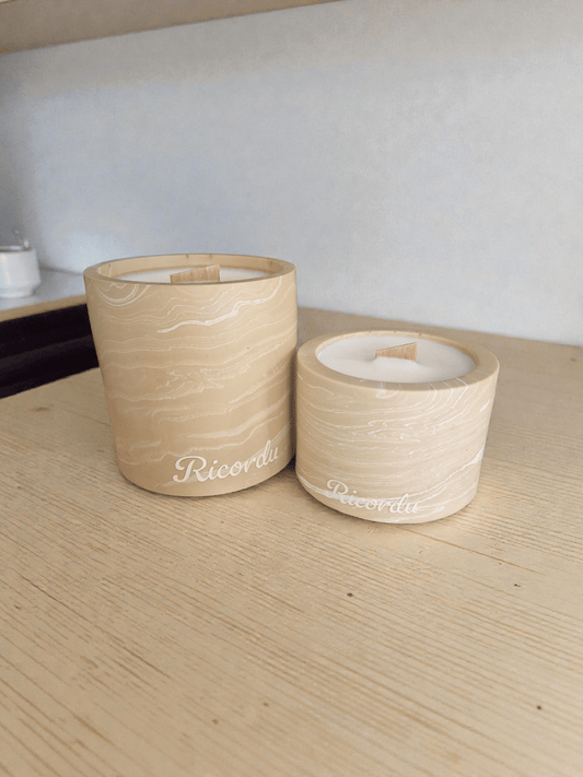 Ricordu - Bougie Artisanale en Jesmonite - Annalisa Candles